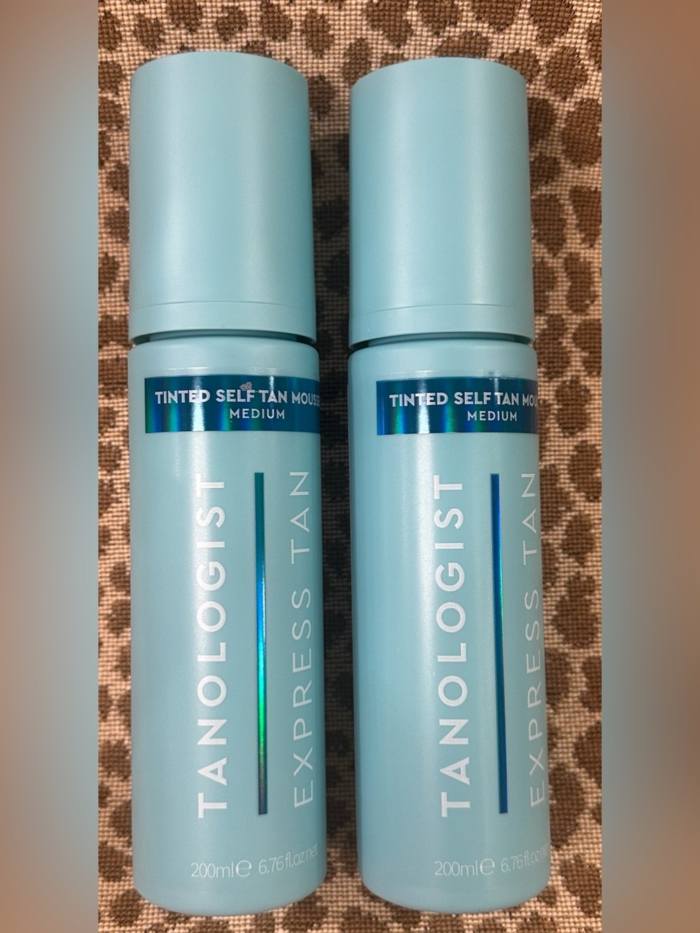 Lot of 2 Tanologist Express Tan Tinted Self Tan Mousse~MEDIUM~Full Size~6.76floz
